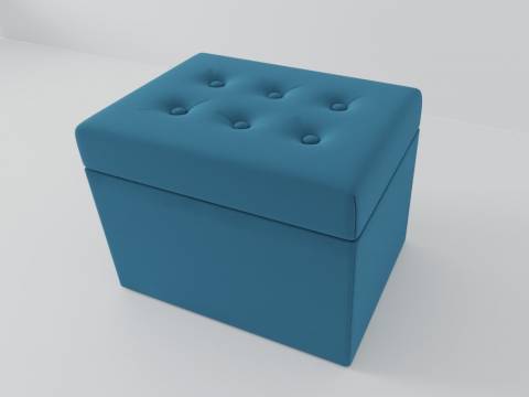 Пуф Сундук 02ПФКВ Голубой