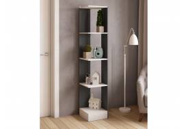 Стеллаж СТМ-1 графит серый/белый