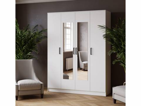 Шкаф комбинированный Ларс 1600 белый