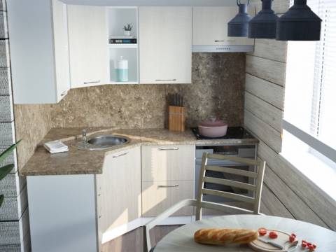 Кухонный гарнитур Ольга оптима 4 1400х2000 мм