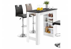 Барный стол №7 Белый/Интра