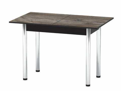 Стол раздвижной Прямоугольный Пластик Хром сосна пандероса