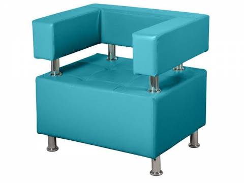 Кресло Райли Кожзам Бирюзовый