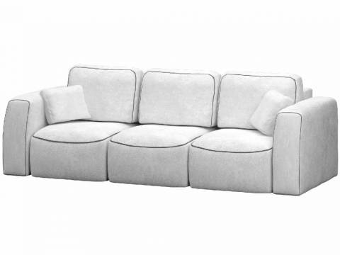 Диван Бафи-2 комбинация 2 Романо Беж