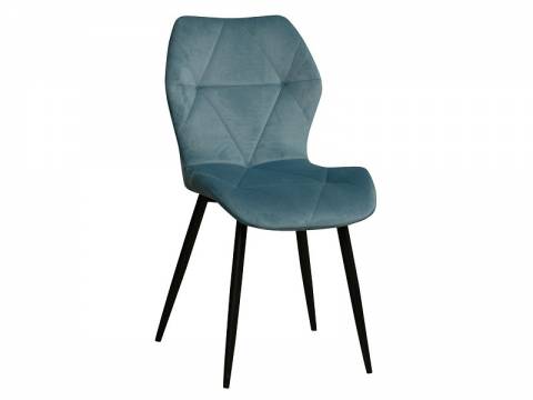 Стул Дора велюр тенерифе дасти блю
