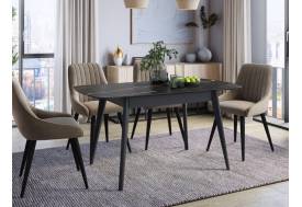 Стол раздвижной Прайм 1100/1420 Черный Тунис