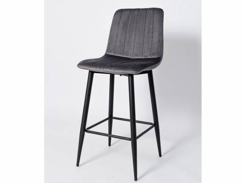 Стул барный ВС-1723 графит вельвет