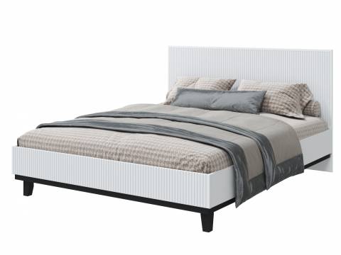 Кровать 1600 Шарлиз МДФ спинка
