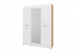 Шкаф трехстворчатый с зеркалом Ненси Крафт золотой