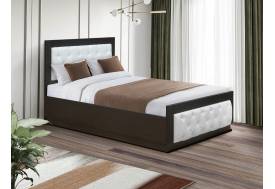 Кровать Венеция 13.3 1200 основание ладэ венге-белый