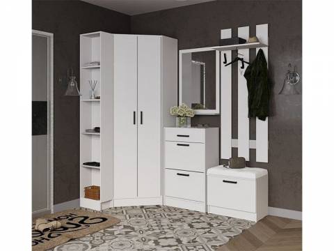 Прихожая Кевин белый