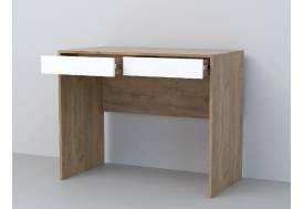 Стол Эго Ст-1 дуб крафт золотой/белый глянец