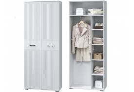 Шкаф двухдверный для платья и белья в прихожую Шарлиз