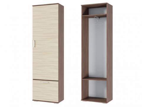 Шкаф платяной Ника ШП600 Ясень Шимо темный-светлый