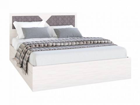 Кровать Николь 1400 ясень шимо-лиственница темная