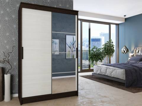 Шкаф купе Элегант 4 Дуб Венге-Сосна Лоредо