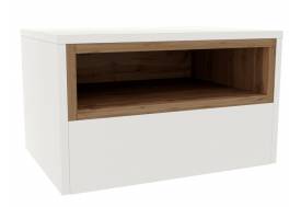 Тумба прикроватная Лотос подвесная TB01 Дуб Крафт