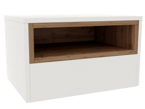 Тумба прикроватная Лотос подвесная TB01 Дуб Крафт