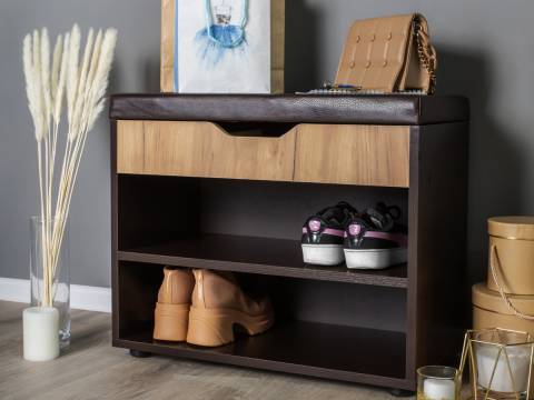 Обувница Liga с откидной крышкой 615 Венге