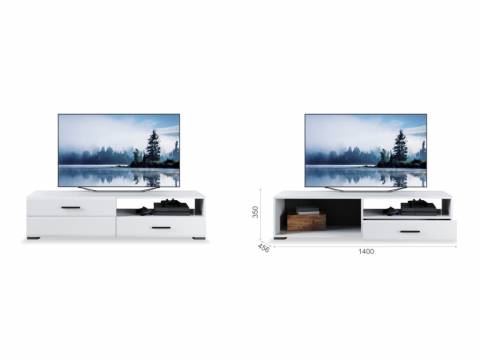 Тумба под ТВ Йорк 1д1ящ ЛВ