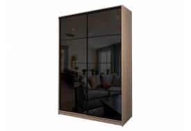 Шкаф-купе Max МШ-25-6-18-22 пленка Oracal черная