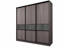 Шкаф-купе Max МШ-27-6-27/2-999 пленка Oracal темно-серая
