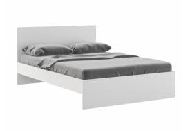 Кровать 1400 Осло модуль М13 с настилом Лайт Белый