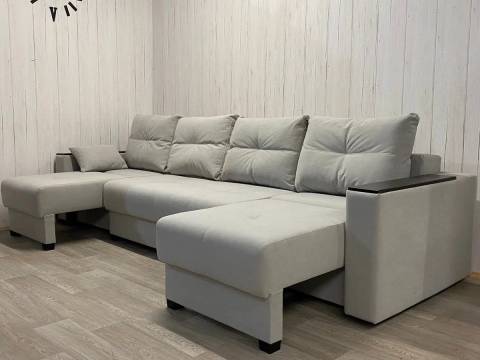 Диван Комфорт-6 ПБ модульный 1К-2-1К Боннель+МДФ ткань Luma 13