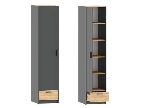 Шкаф для одежды Оттавия НМ 011.20 Антрацит