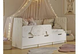 Кровать Юниор-4 800х1800 Шарли Белый
