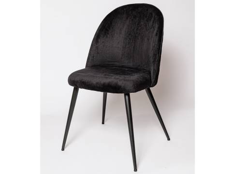 Стул С 820 Черный вельвет
