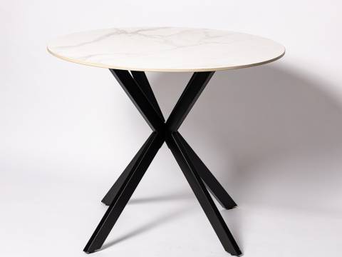 Стол обеденный DT 2203 белый мрамор