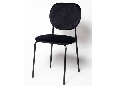 Стул С 101 V черный вельвет