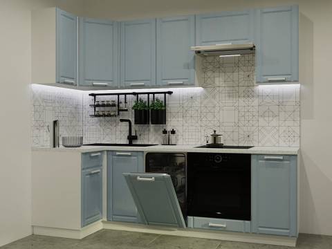 Кухонный гарнитур 17Р РоялВуд 1000х2450 мм