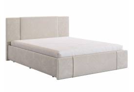 Кровать 1600 Хлоя велюр крем