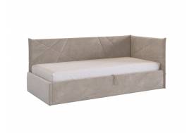 Кровать тахта Квест 900 велюр латте