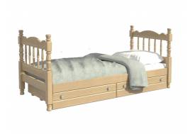 Кровать Алёнка Сосна с двумя ящиками