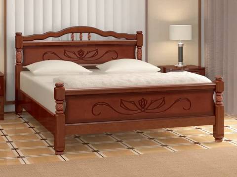Кровать Карина-5 1200 Орех