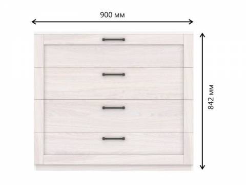 Комод с 4-мя ящиками СГ Классика
