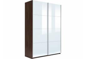 Шкаф-купе Прайм 2-х дверный 1400 Стекло Белое Венге