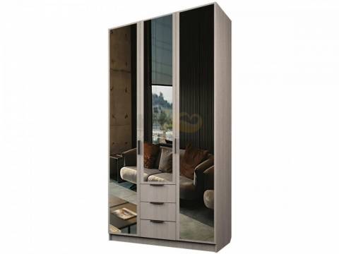 Шкаф с 3 ящиками Экон ЭШ3-РП-24-12/1-3я три зеркала