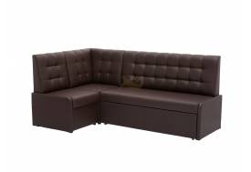 Кухонный уголок КУ 16 со спальным местом Линкольн 221 коричневый