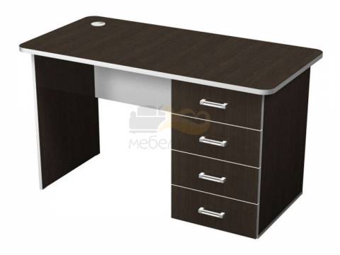 Стол письменный с тумбой левый с кабель каналом ПСт1.12Л