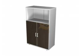 Шкаф-стеллаж трёхъярусный двухсекционный с двумя дверями ПД2