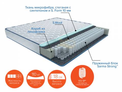Матрас Стенли new ширина 800