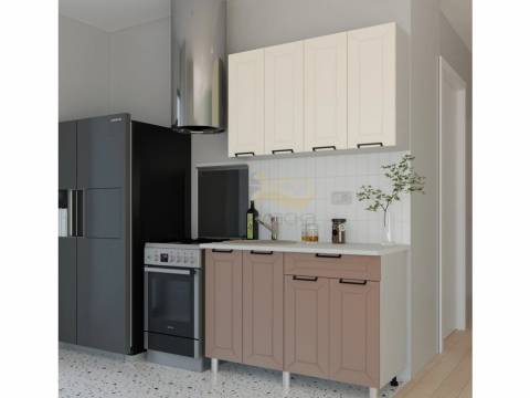 Кухня Ривьера 1200 МДФ Карбон Брюле/Карбон Латте без столешницы