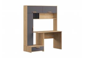 Стол письменный 03.243 Лайт гикори рокфорд натуральный, темно-серый