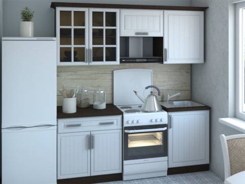 Кухня Прованс 2000 мм столешница 38 мм