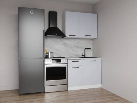 Кухонный гарнитур Смоки 1000 МДФ