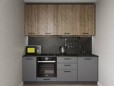 Кухонный гарнитур Умбра 2200 (верх 950 мм) МДФ